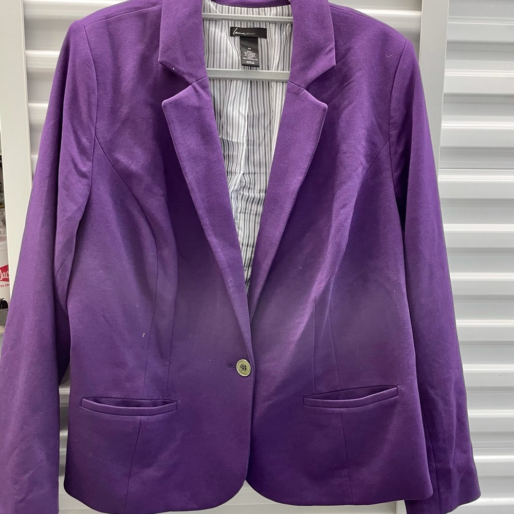 Lane Bryant Purple Blazer